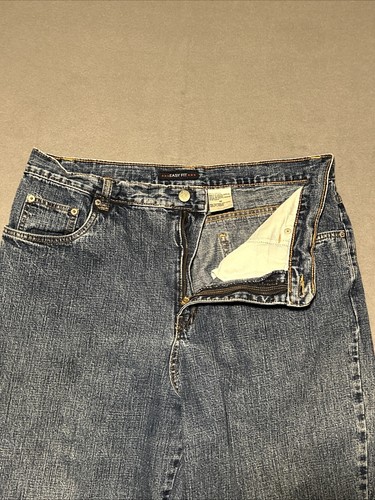Bill Blass Womens Size 16* Tapered Fit Easy Fit 100% Cotton Denim Blue Jeans - Picture 3 of 9