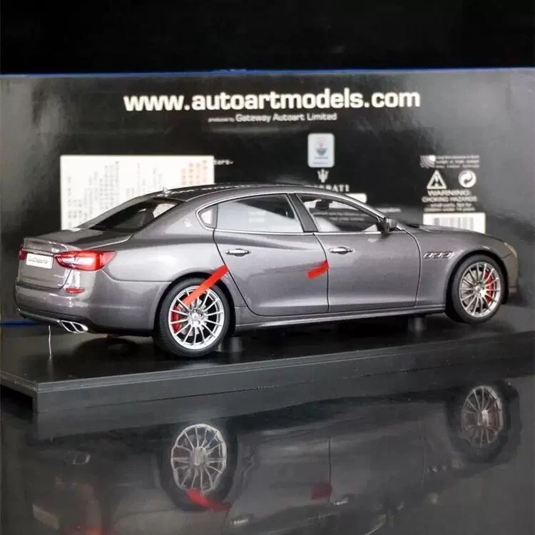 Autoart Alto 1:18 Maserati President Quattroporte Gray Model - Image 3 of 4