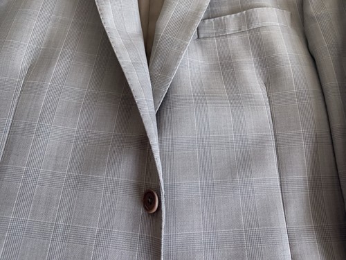 ERMENEGILDO ZEGNA x SAKS FIFTH AVE Wool Glen Plaid Sport Coat Jacket 42R Italy - Picture 2 of 16
