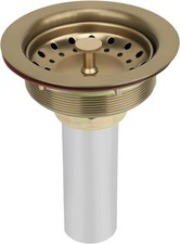 Champagne Bronze Kitchen Sink Drain Standard 3-1/2 inch Drain Fit 1-1/2 inch