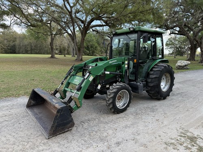 #ad 2008 MONTANA LS N55 TRACTOR A C CAB LOADER W QUICK ATTACH SUPER LOW HRS $26000.00