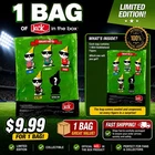 LIMITED EDITION Jack in the Box Mini Soccer World Cup Bobblehead Bag (1PCS)