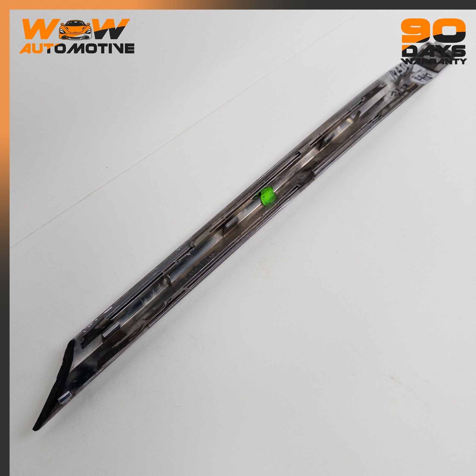 12-17 BENTLEY CONTINENTAL GT GTC REAR RIGHT LOWER MOLDING TRIM STRIP CHROME OEM