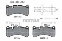 Textar Bremsbelagsatz, Scheibenbremse 2395503 FüR Alfa Romeo Maserati