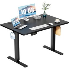 48 Inch Electric Standing Desk Height Adjustable, Sit to Stand Up Computer Wo...