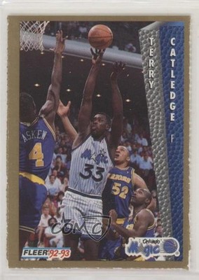 1992-93 Fleer Team Night Sheets Orlando Magic Singles Terry Catledge x1r