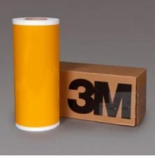 24 " x  12" Yellow 3M  Reflective Roll  Vinyl Adhesive Cutter Sign 7 years