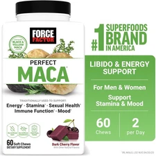Perfect Maca, Black & Yellow Maca Root Supplement with DIM & Saffron for Energy