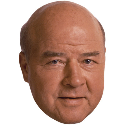 Ibsen Dana Elcar (Face) Celebrity Mask, Flat Card Face, Fancy Dress Mask