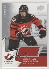 2020-21 Upper Deck Team Canada Juniors Women's WC Jerseys Meaghan Mikkelson 0a84