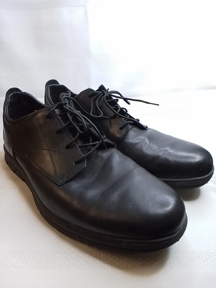 Timberland Men’s Bradstreet Plain Toe Oxford Shoes Black Leather Size UK12.5 - Image 3 of 4