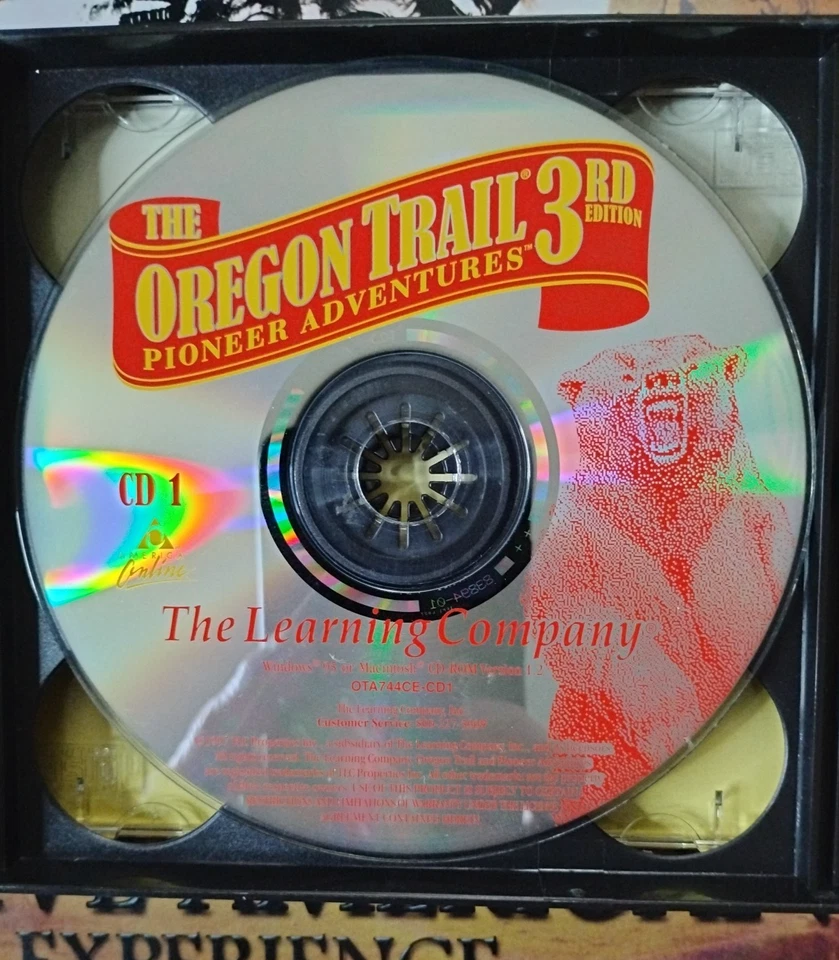 The Oregon Trai Pioneer Adventures 3ª Edición PC CD-ROM Juego de Computadora Foto 2 de 4