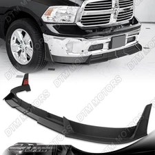 For 13-18 Ram 1500 / 19-24 Ram 1500 Classic Black Front Bumper Lip Body Spoiler