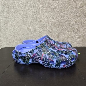 Crocs Classic Butterfly Print Clogs Slip On Comfort SIZE 9 MENS / 11 WOMENS NWT Amazon.com | Crocs Unisex Classic Crush Clog White/Multi  main image 3