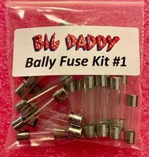Big Daddy Bally/Stern Variety Fuse Kit #1