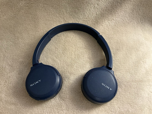 Sony WH-CH510 Wireless On-Ear Bluetooth Headphones - Blue tested working - Picture 1 of 4