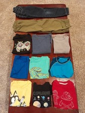 Boys Clothing Lot 15 - 9x Shirts  2x Pants - Bluey, Puma, Gymboree, et al