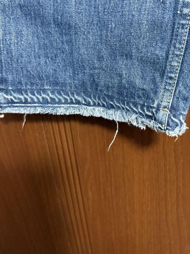 Chimara Big denim zipper type Loose Fit Used Excellent Condition Women Blue JP - Picture 4 of 12