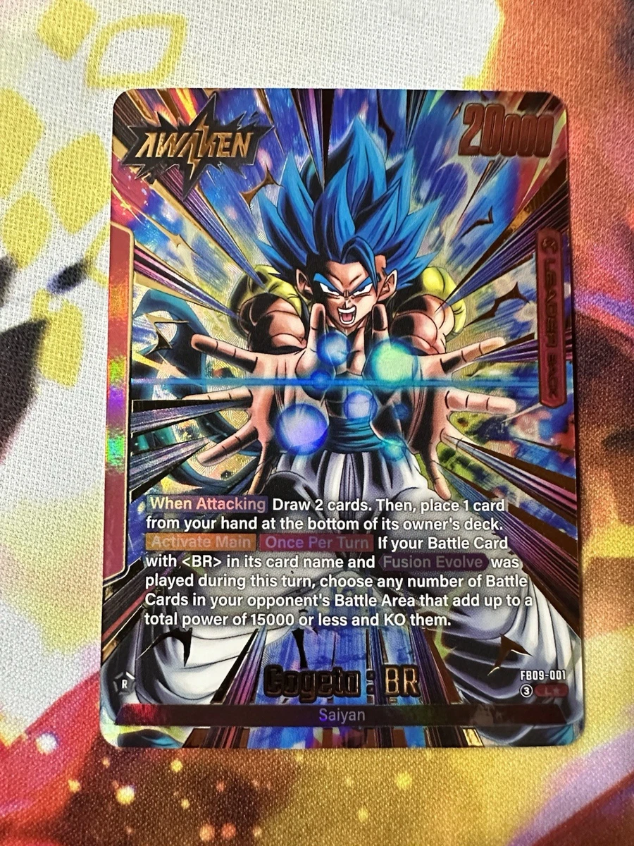 Gogeta : BR #FB09-001 Alt Art Leader L* FB09 Dual Evolution