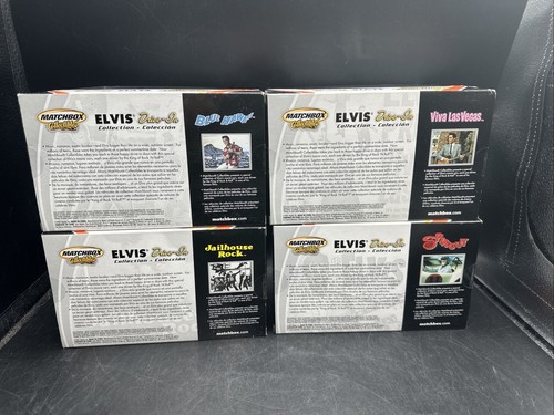 2001 Matchbox Collectibles Elvis Presley Drive-In Collection Complete Set Of 4 - Picture 6 of 10