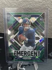 2025 Panini Prizm Jaxson Dart #6 Emergent Green Ice Prizm (RC) - Giants