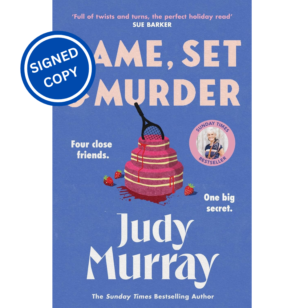 Signed Book - Game, Set & Murder by Judy Murray First Edition 1st Print