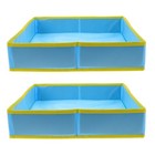 2-teiliges Sandtablett für Kinder zum Spielen drinnen und draußen –