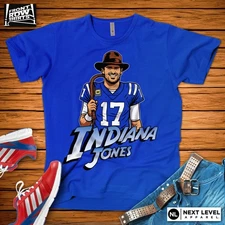 INDIANAPOLIS COLTS DANIEL JONES **INDIANA JONES** T-SHIRT