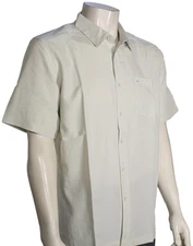 Quiksilver Waterman Centinela Button Down Shirt - Silver Birch Centinella - New