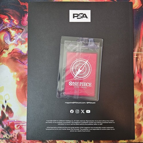 Boa Hancock (PSA Magazine Promo) - One Piece TCG Card - OP07-038 Foil + Magazine - Picture 2 of 2
