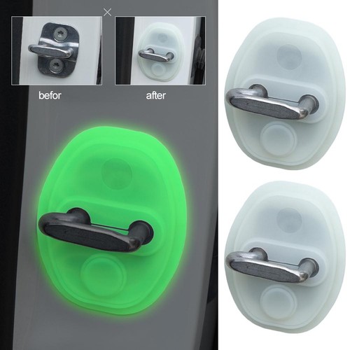 4pcs Car Styling Auto Protect Door Lock Cover Stickers Accessories ...