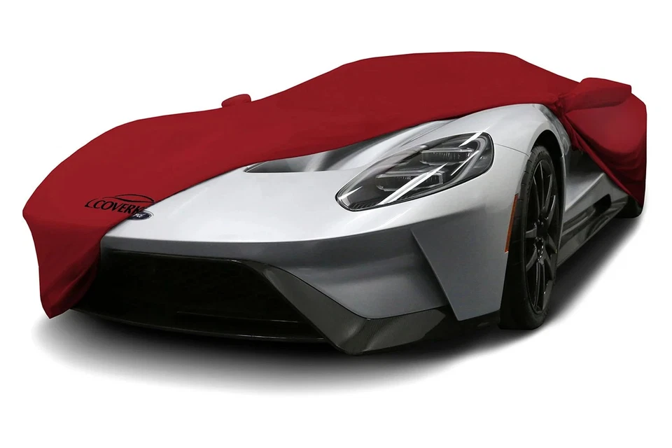 For Buick Electra 75-76 Coverking Satin Stretch Indoor Pure Red Custom Car Cover Foto 3 de 4