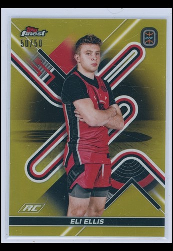 Eli Ellis 2022-23 Topps Finest OTE Overtime Elite Gold Refractor /50 #29