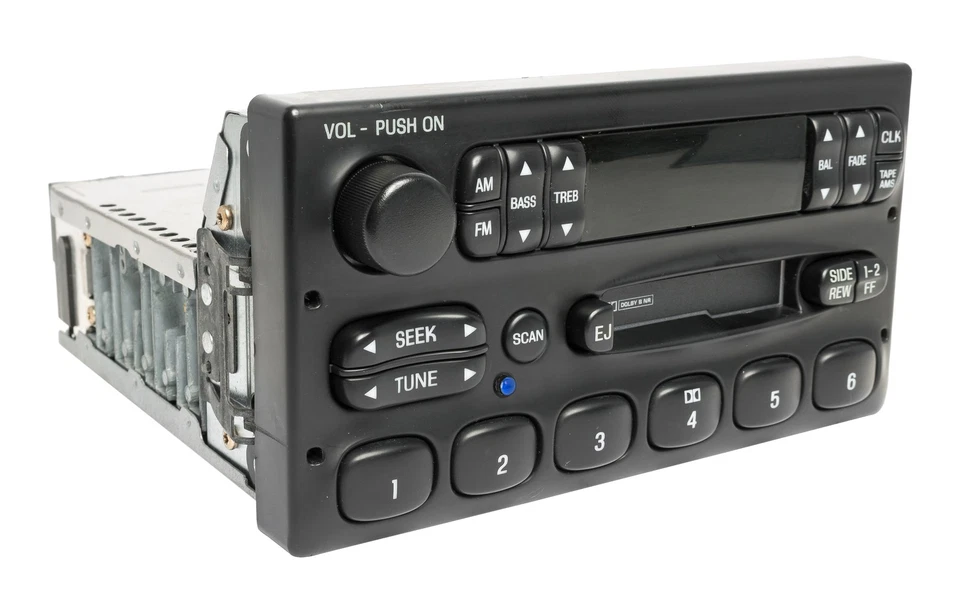 Radio de coche Ford Crown Victoria 1999-2011 AM FM casete con entrada BT Foto 2 de 4