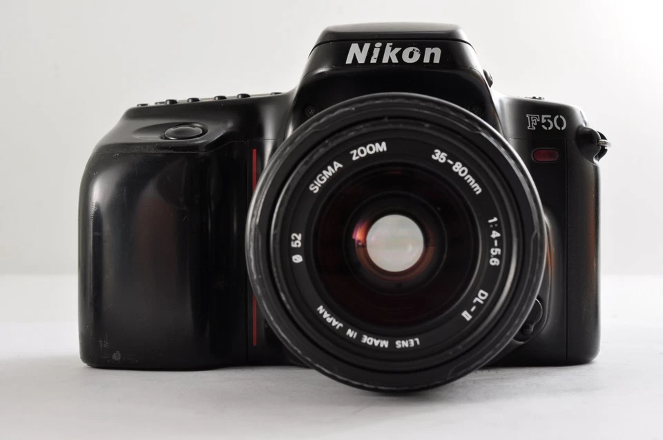 Nikon F50 Black SLR Camera w/Sigma AF 35-80mm f4-5.6 [Exc+5] Japan / 1779A#1 - Image 3 of 4