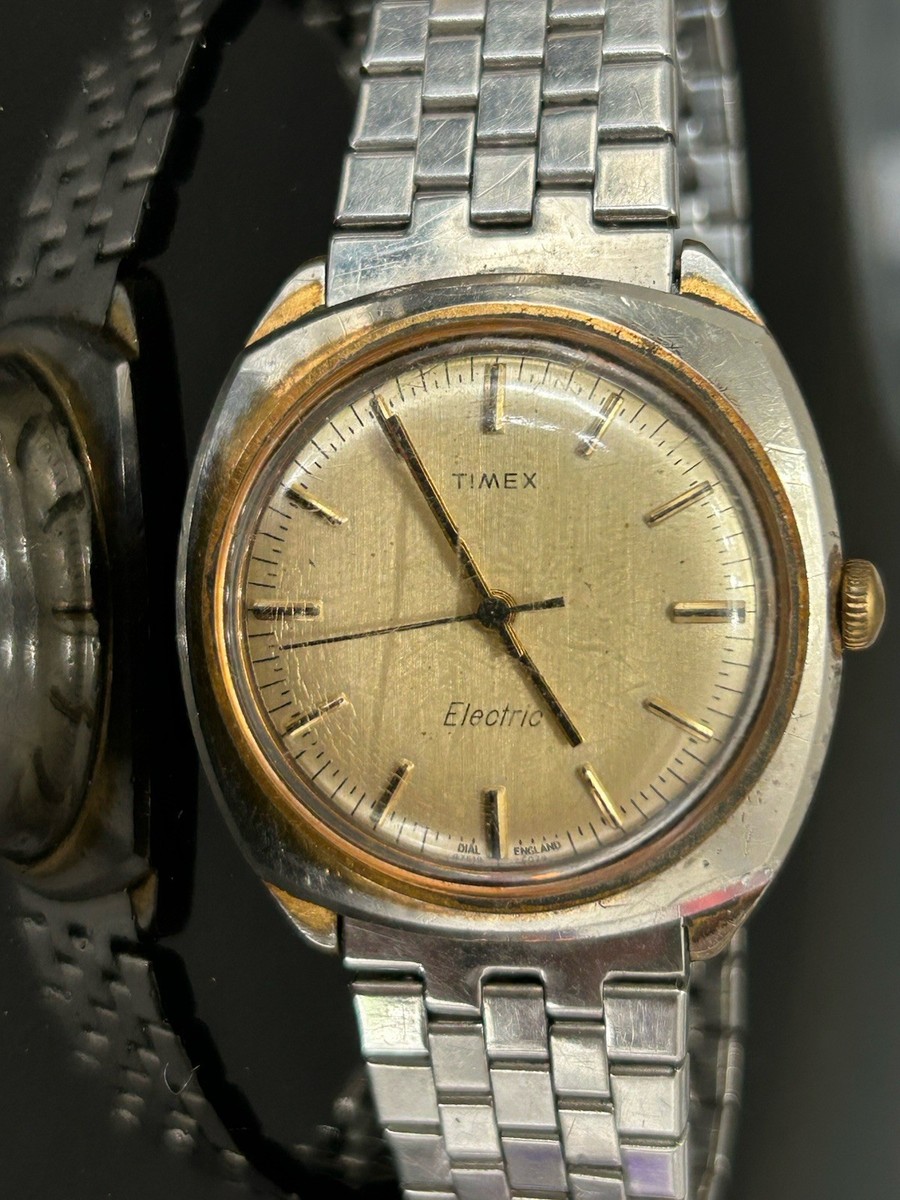 Vintage Timex Electric 47619 26080 Water Resistant Men's Wrist