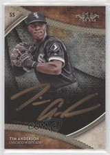 2017 Topps Tier One Break Out Copper Ink 10/25 Tim Anderson #BOA-TA Auto 0s55
