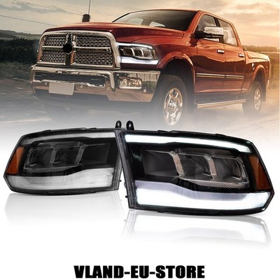 für 2009 2018 Dodge Ram 1500/2500/3500 LED-Scheinwerfer DRL Startup Animation