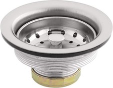 KOHLER Kitchen Sink Strainer 3.5, Silver