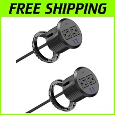 3 inch Desktop Power Grommet USB C,20W Fast Chargi