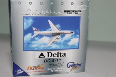 Gemini Jets 1:400 McDONNELL DOUGLAS DC8-11 - DELTA AIRLINES N801E GJDAL367