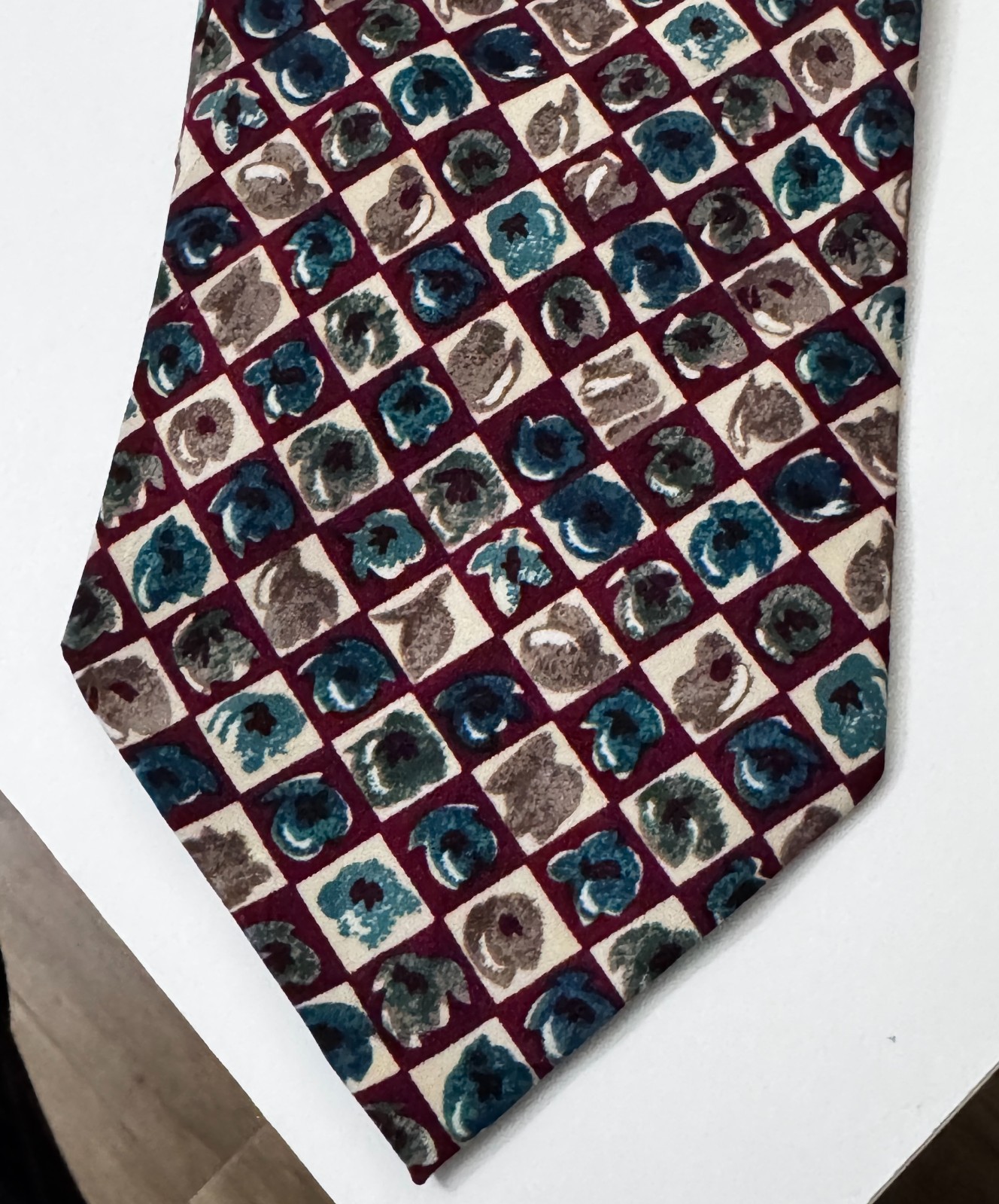 Vintage "Success by Atlas Design" Geometric Necktie image 2