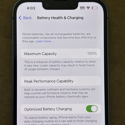 Apple iPhone 14 BLUE 128GB A2649 T-MOBILE - Photo 4 sur 5
