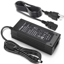 3 Prong DC 12V 3A 36W AC to DC Power Adapter, Desktop Adpater with 5.5x2.1mm ...