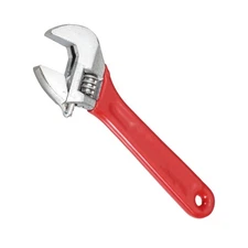 Adjustable Wrench 6" Wide Jaw Wrench Adjustable Repairs Spanner Red