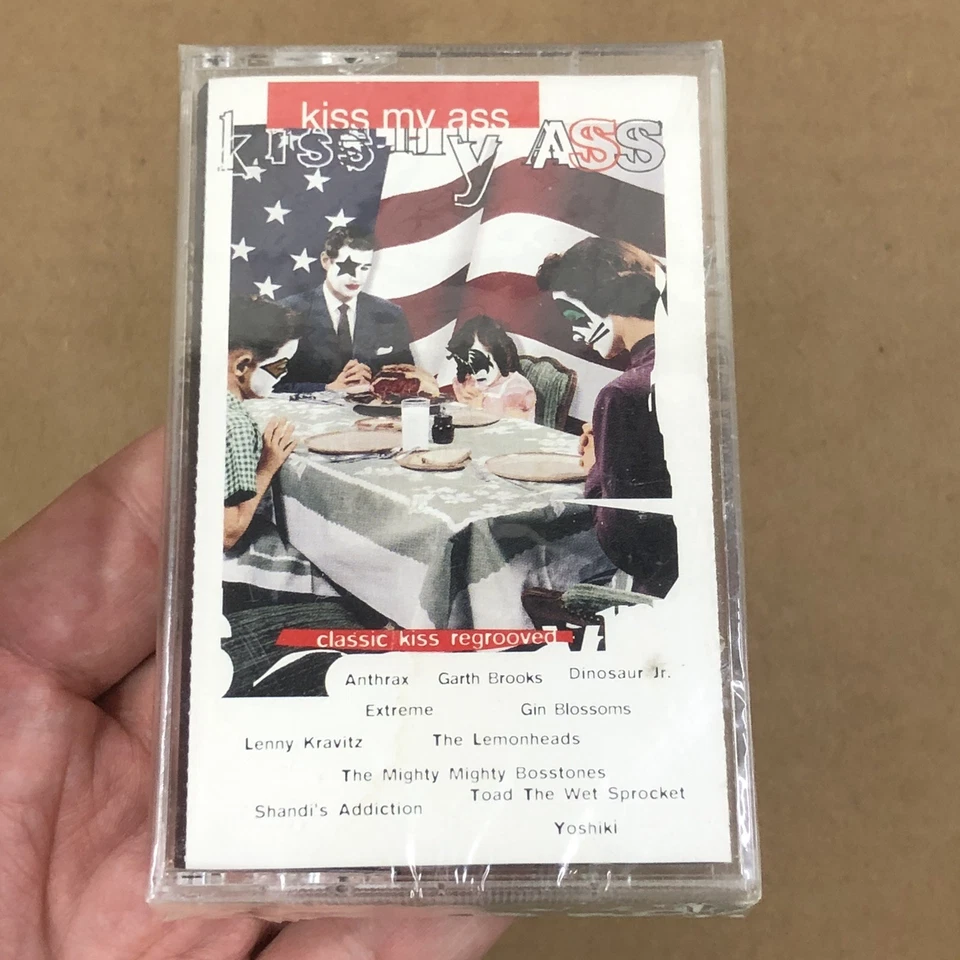 KISS REGROOVED Cassette Tape 90s Metal Grunge NOS SEALED DINOSAUR JR RATM TOOL - Image 3 of 4