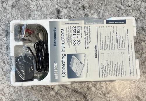 VTG Panasonic KX-T1622 EASA-PHONE Automatic Telephone Answering System NEW NOS - Picture 5 of 7