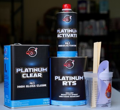 Lamborghini Gallon Ready To Spray Basecoat Paint + Clearcoat Kit PICK YOUR COLOR
