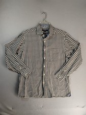 Cremieux Mens Shirt Large Multicolor Gingham Long Sleeve Collared Button Up