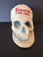 Terror in the Aisles Video Store Display Point Of Sale Rubber Skull Horror Promo